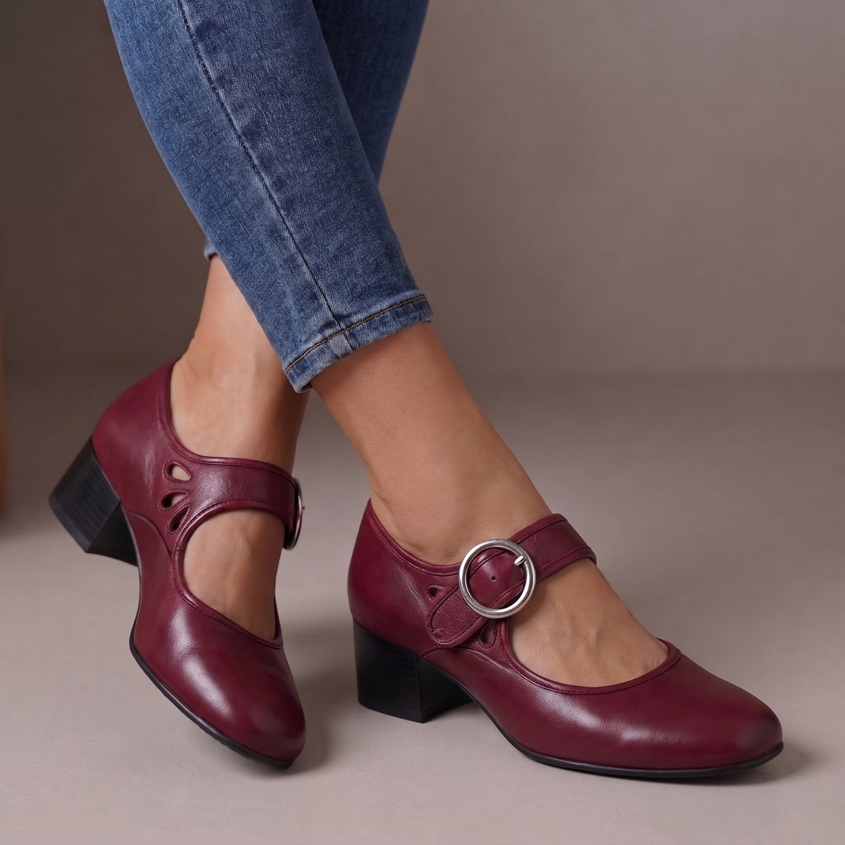 Zapatos de piel suave Lucía