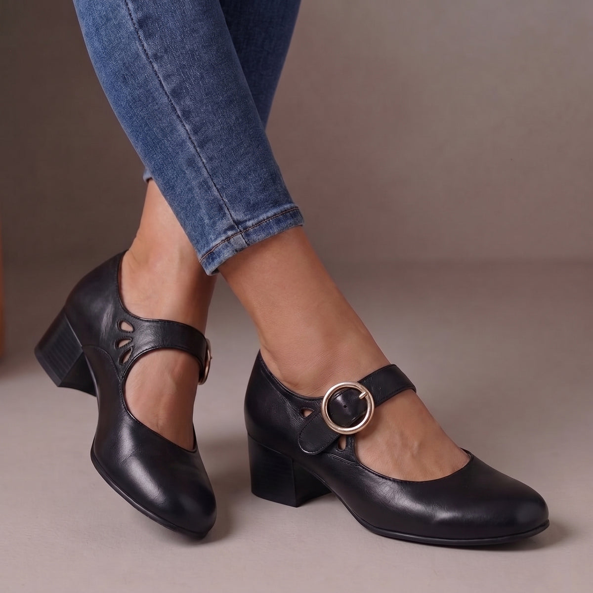Zapatos de piel suave Lucía