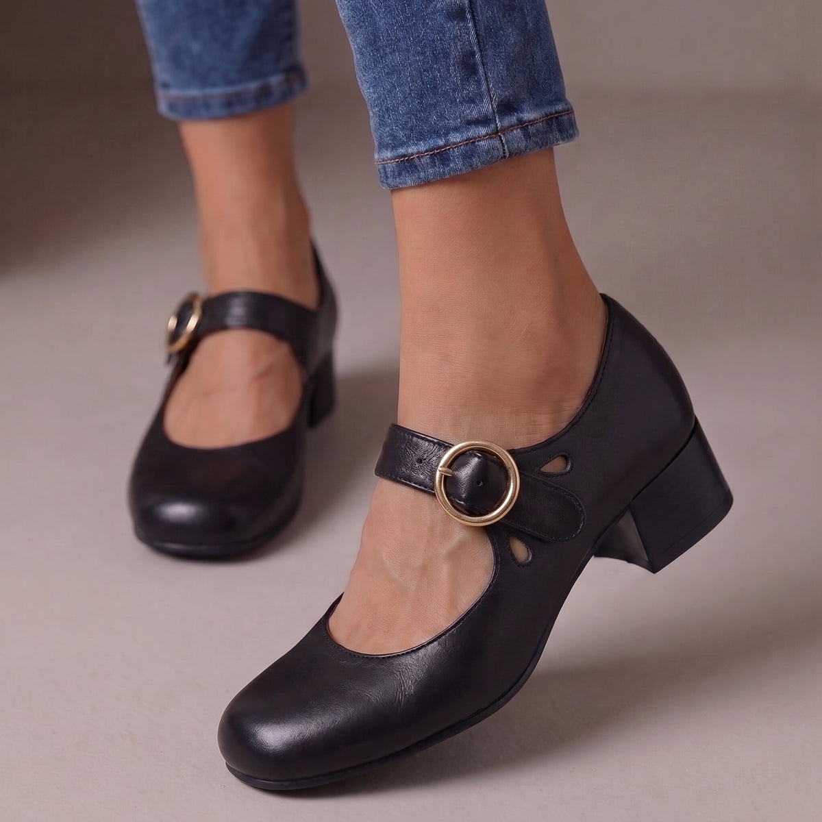 Zapatos de piel suave Lucía