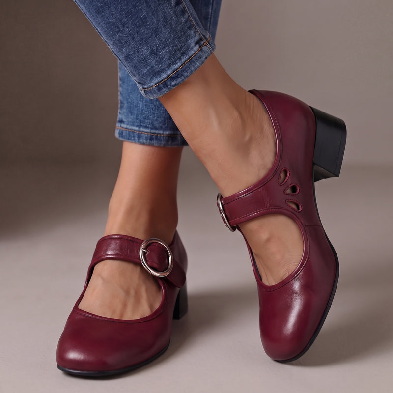 Zapatos de piel suave Lucía