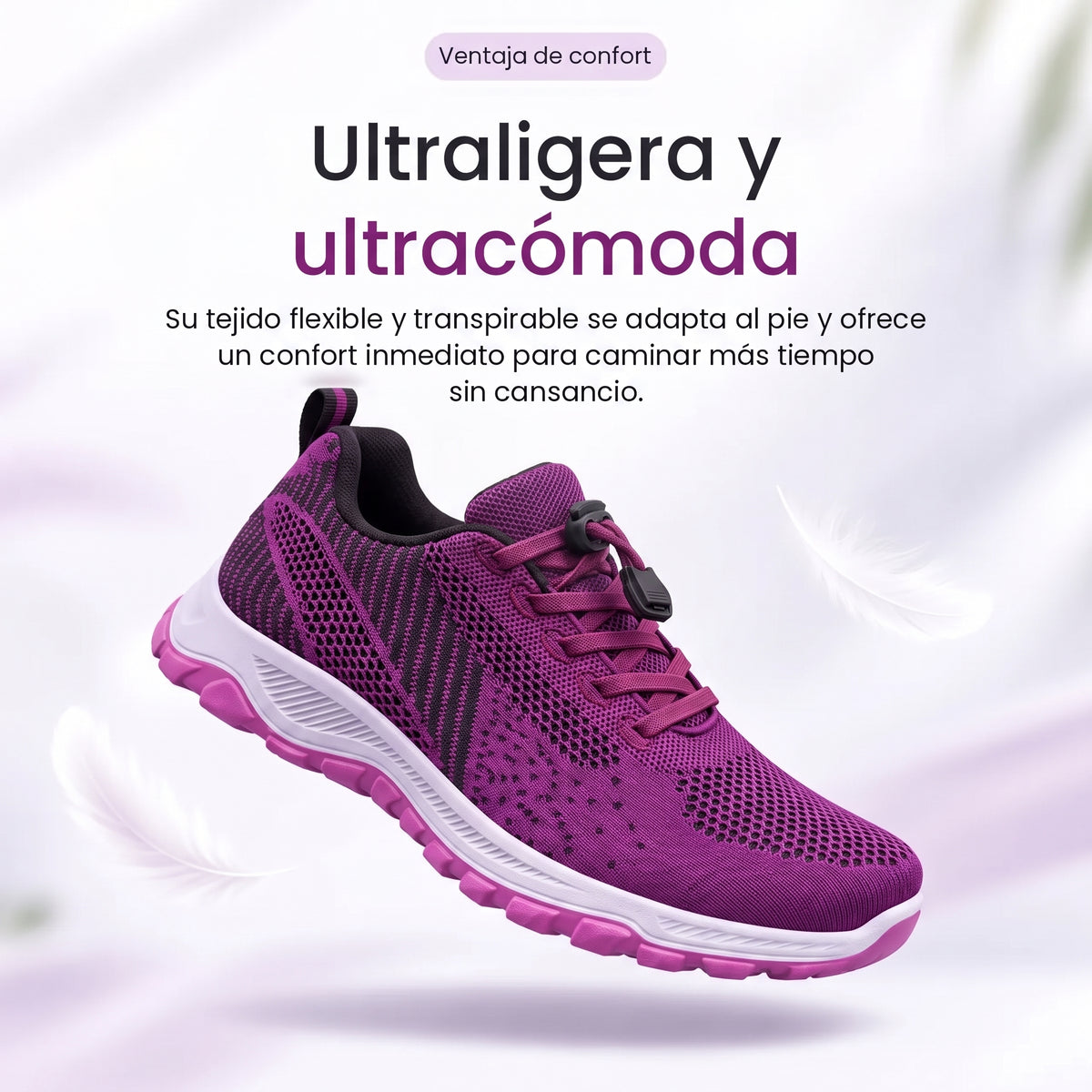 AmpliSoft™: el calzado diseñado para pies hinchados, anchos y sensibles.