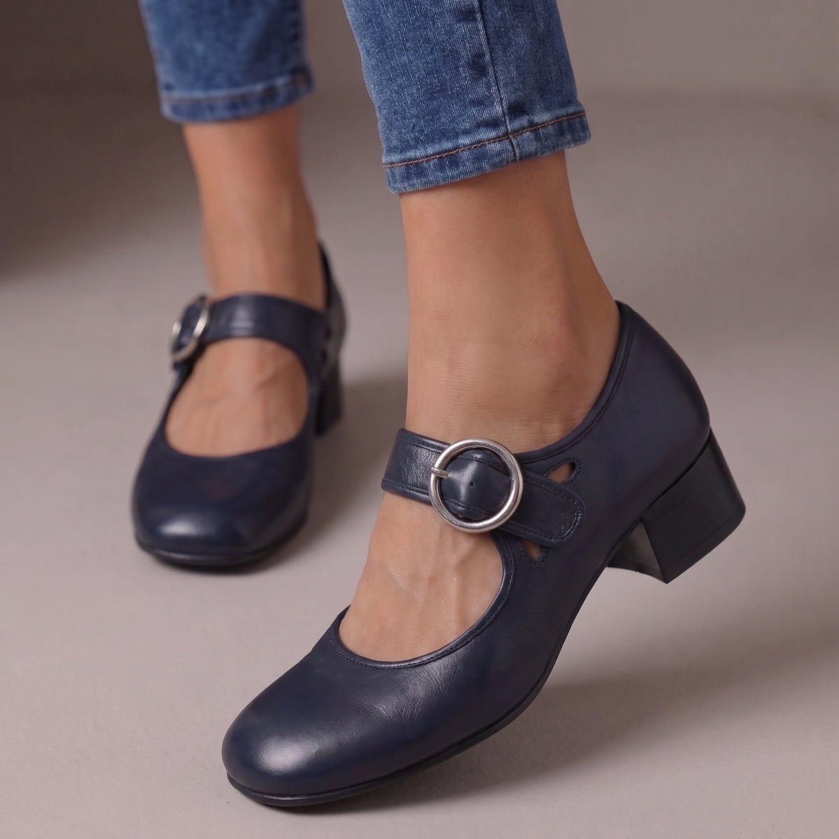 Zapatos de piel suave Lucía