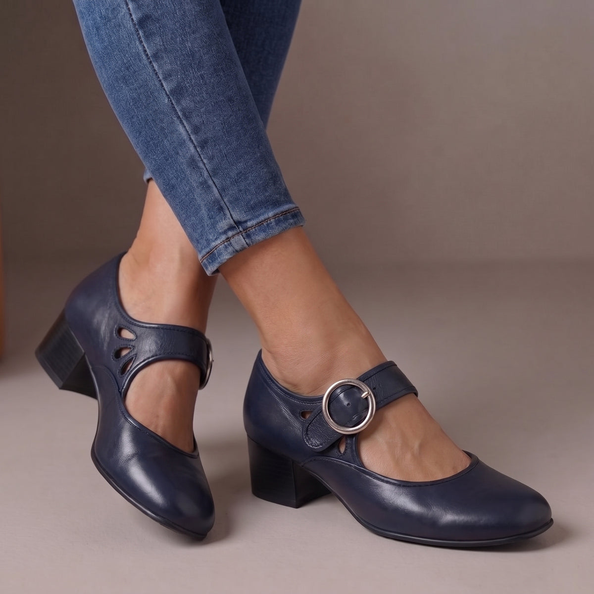 Zapatos de piel suave Lucía