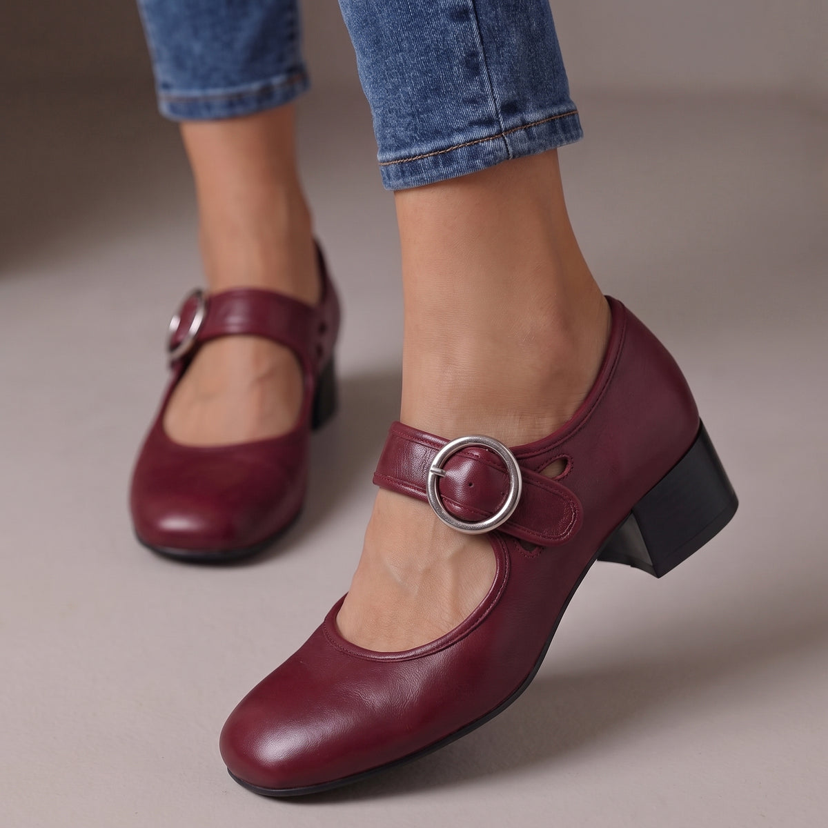 Zapatos de piel suave Lucía