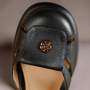 Sandalias de plataforma con tiras claras Triana