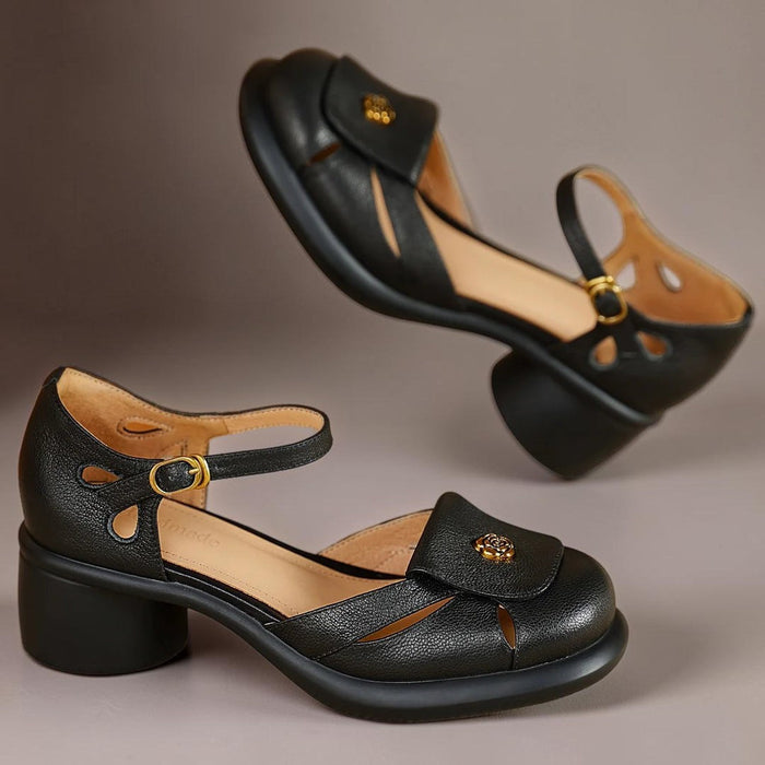 Sandalias de plataforma con tiras claras Triana